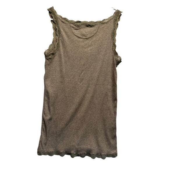 American Eagle Outfitters Brown Lace Trim Tank Top - Picture 6 of 8